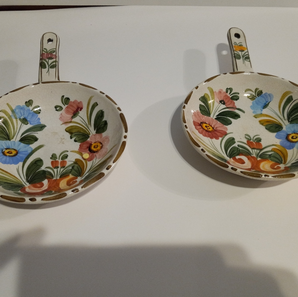 Vintage MCM Italian Ceramic  Wall Hangings